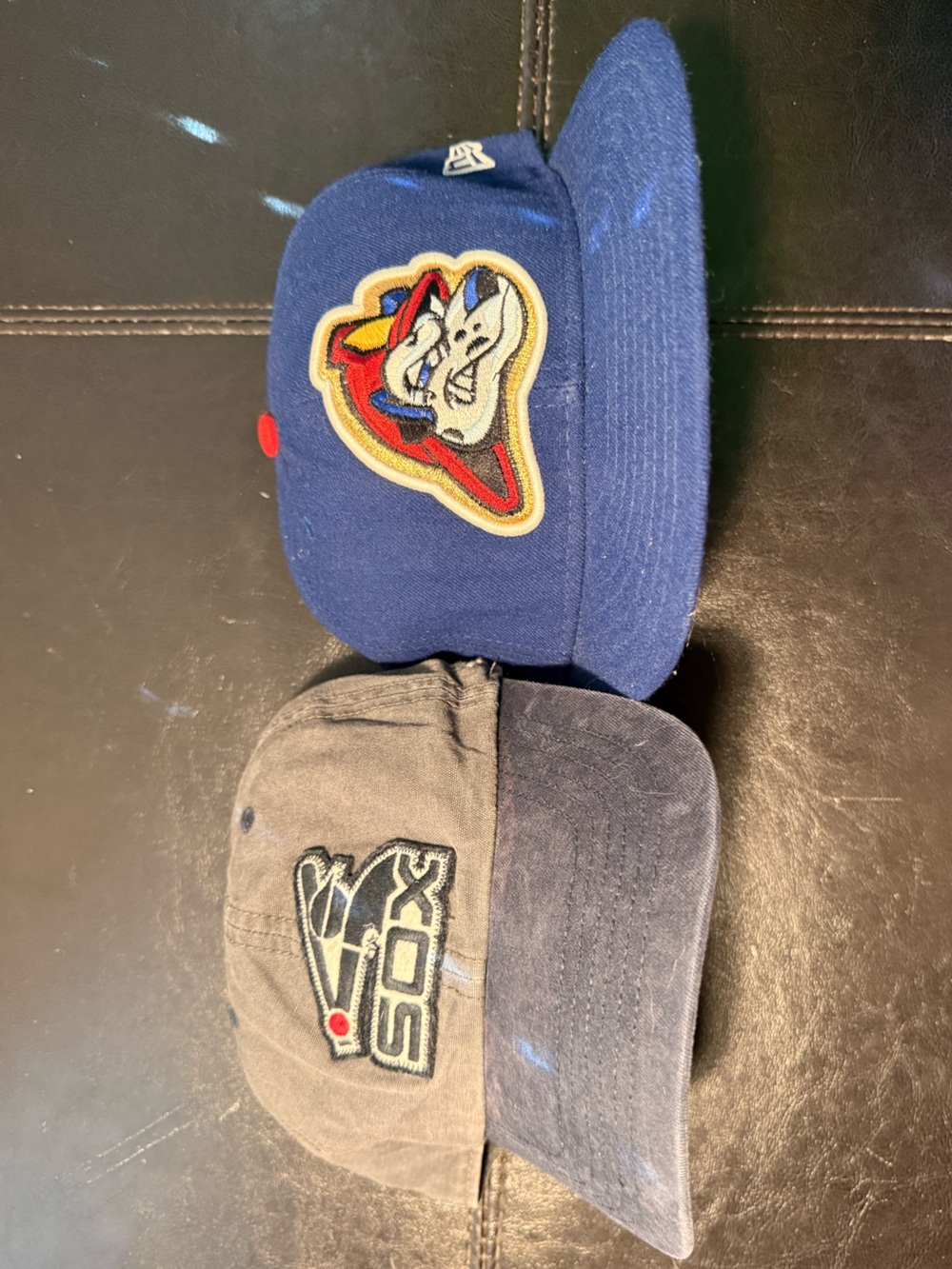 Bundle of 2  Peoria Chiefs MiLB 59 Fifty Fitted Size 7 1/8 & stonewashed SOX cap